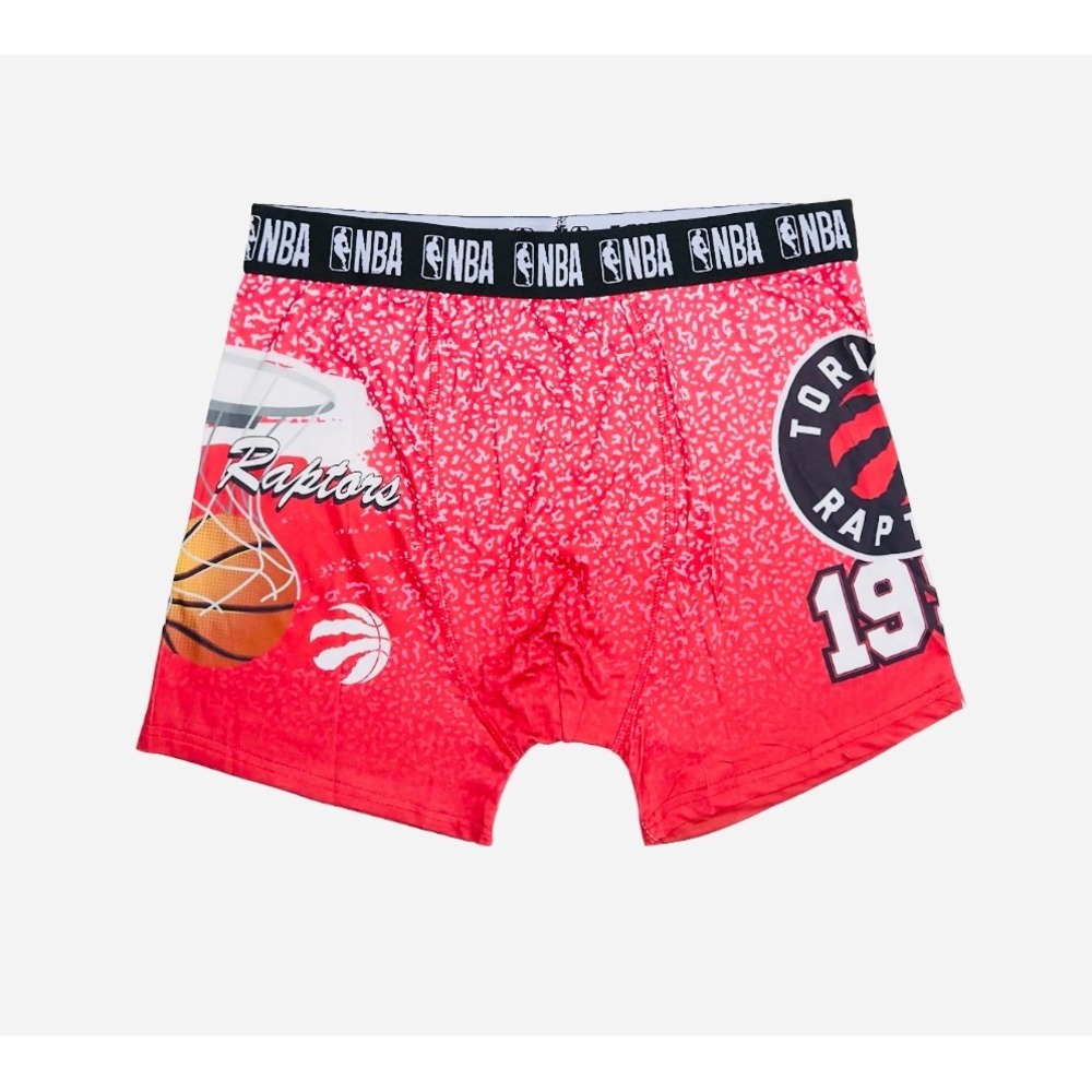 NEW NBA Toronto Raptors Boxer Briefs Mens Underwear‎ Medium